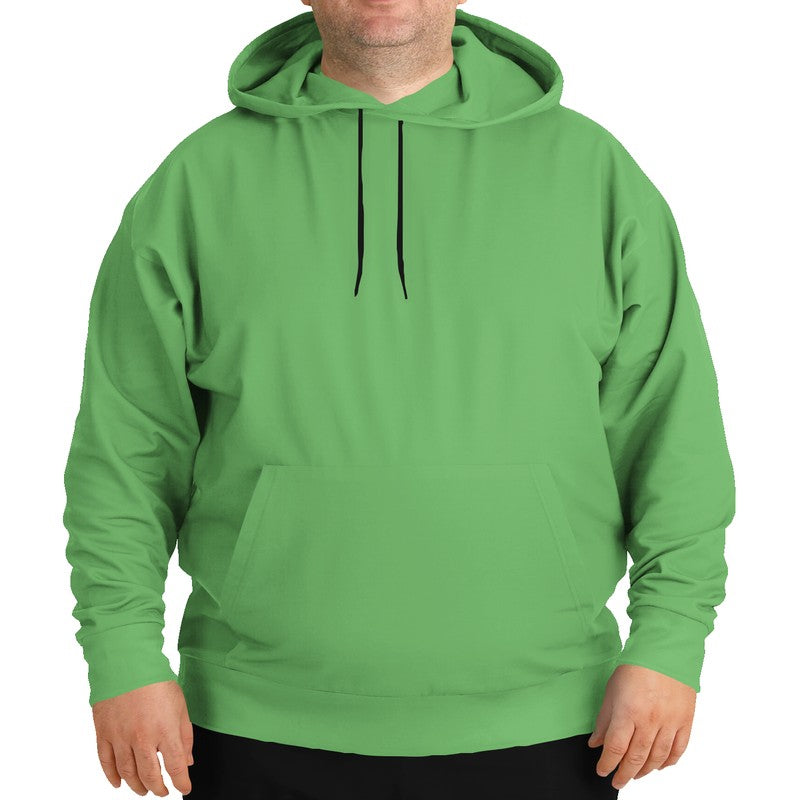 Medium-Light Medium Green Hoodie PLUS (GL1-ME-ML) - Man Front PLUS