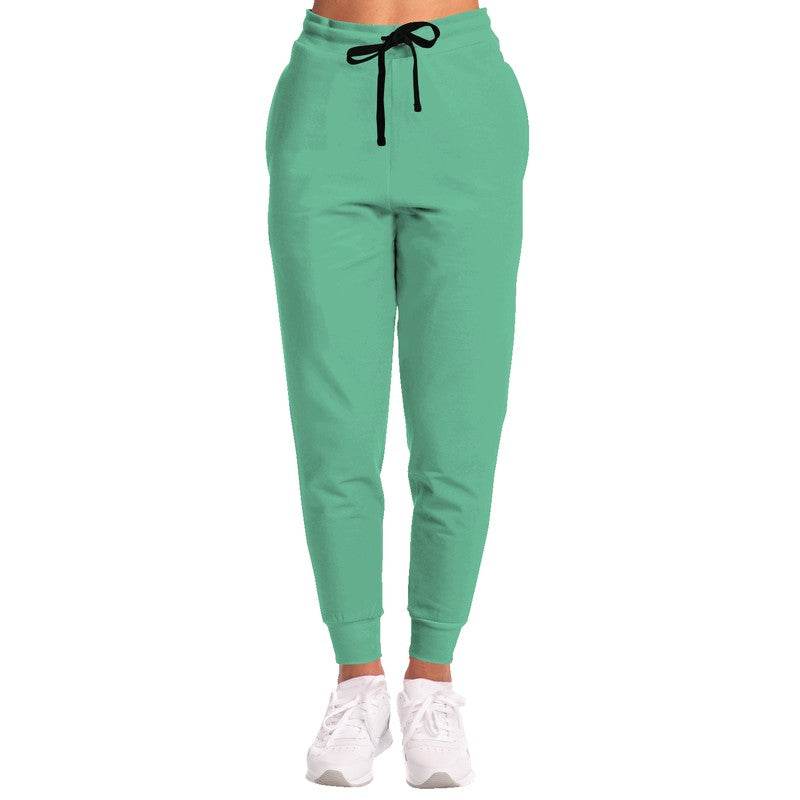 Medium-Light Medium Green Joggers (BGG2-ME-ML) - Woman Front