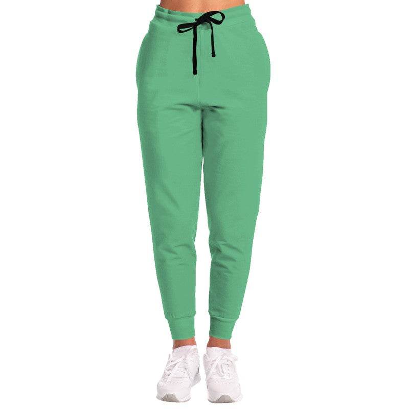 Medium-Light Medium Green Joggers (BGG3-ME-ML) - Woman Front