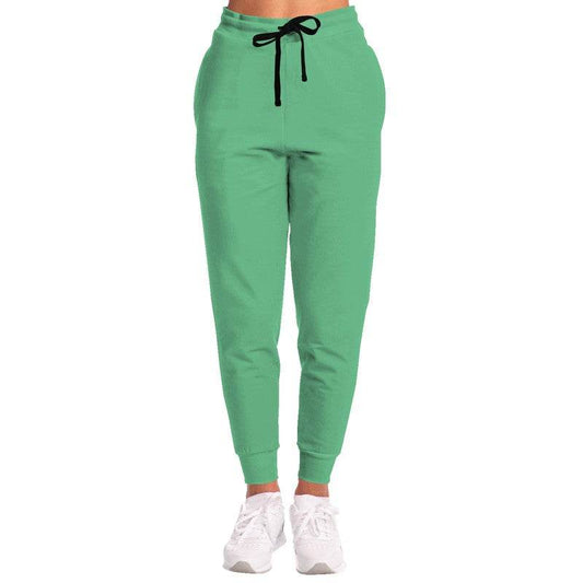 Medium-Light Medium Green Joggers (BGG3-ME-ML) - Woman Front