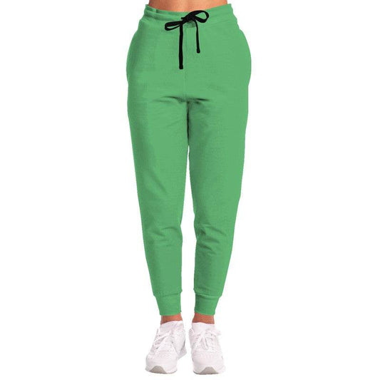 Medium-Light Medium Green Joggers (G-ME-ML) - Woman Front