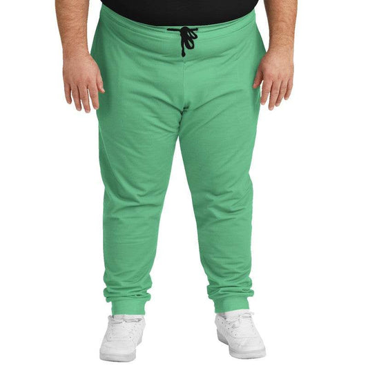Medium-Light Medium Green Joggers PLUS (BGG3-ME-ML) - Man Front PLUS