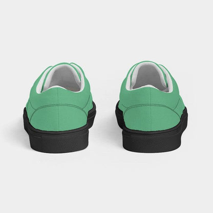 Medium-Light Medium Green Men's Canvas Sneakers (BGG3-ME-ML) - Back