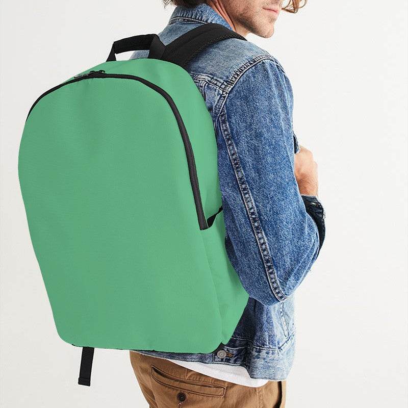 Medium-Light Medium Green Waterproof Backpack (BGG3-ME-ML) - Man CloseUp