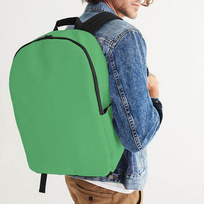 Medium-Light Medium Green Waterproof Backpack (G-ME-ML) - Man CloseUp