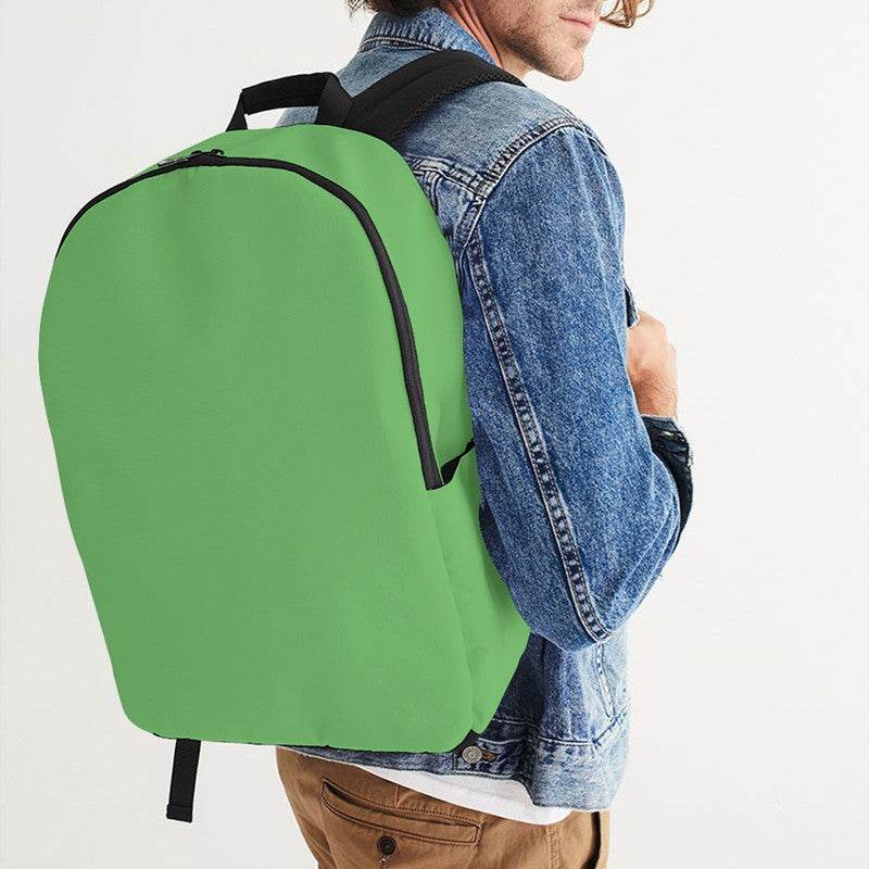 Medium-Light Medium Green Waterproof Backpack (GL1-ME-ML) - Man CloseUp