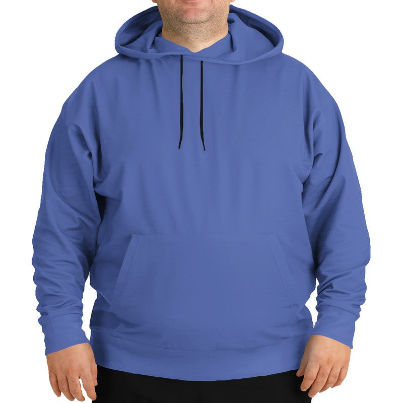 Medium-Light Medium Indigo Hoodie PLUS (I-ME-ML) - Man Front PLUS