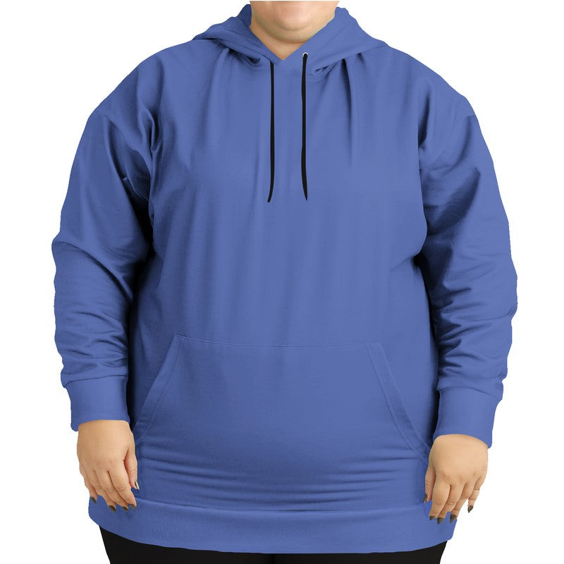 Medium-Light Medium Indigo Hoodie PLUS (I-ME-ML) - Woman Front PLUS