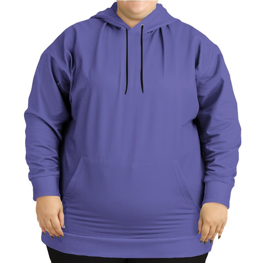 Medium-Light Medium Indigo Hoodie PLUS (PUI2-ME-ML) - Woman Front PLUS