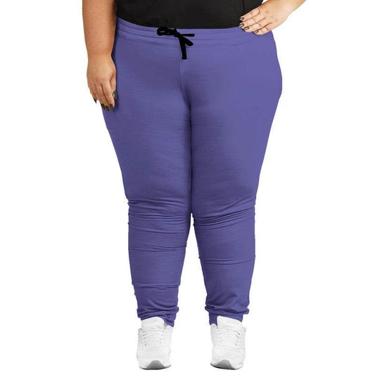 Medium-Light Medium Indigo Joggers PLUS (PUI2-ME-ML) - Woman Front PLUS