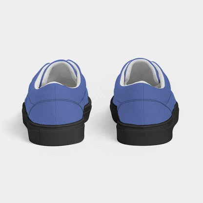 Medium-Light Medium Indigo Men's Canvas Sneakers (I-ME-ML) - Back