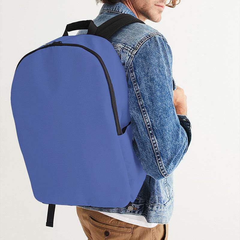 Medium-Light Medium Indigo Waterproof Backpack (I-ME-ML) - Man CloseUp