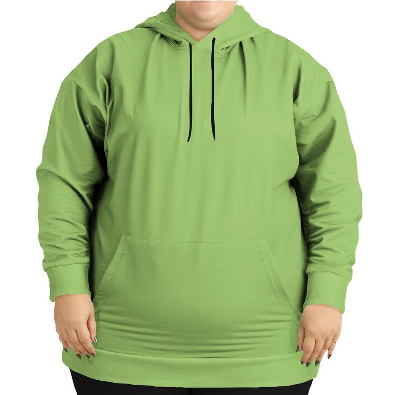 Medium-Light Medium Lime Hoodie PLUS (GL3-ME-ML) - Woman Front PLUS