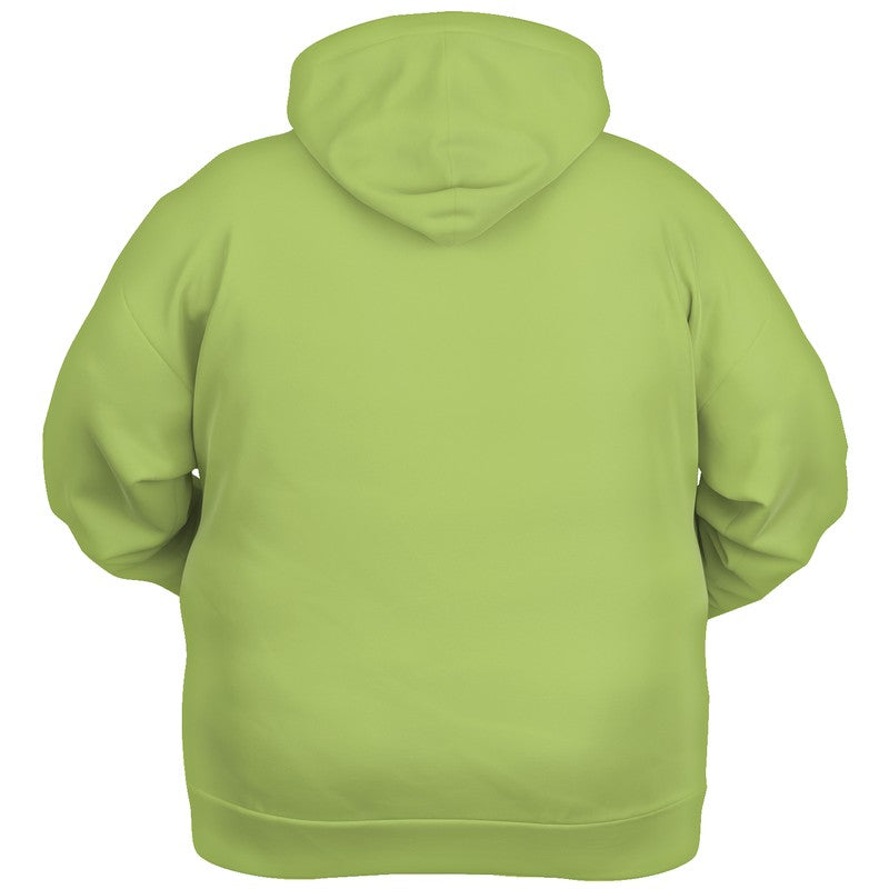 Medium-Light Medium Lime Hoodie PLUS (L-ME-ML) - Ghost Back PLUS