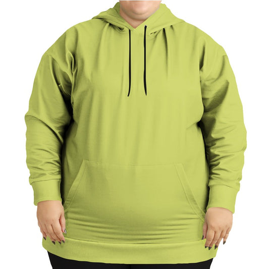 Medium-Light Medium Lime Hoodie PLUS (LY1-ME-ML) - Woman Front PLUS
