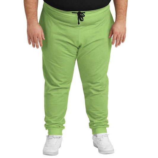 Medium-Light Medium Lime Joggers PLUS (GL3-ME-ML) - Man Front PLUS