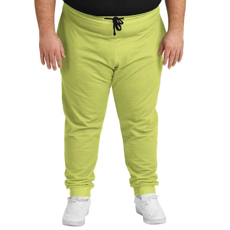 Medium-Light Medium Lime Joggers PLUS (LY1-ME-ML) - Man Front PLUS