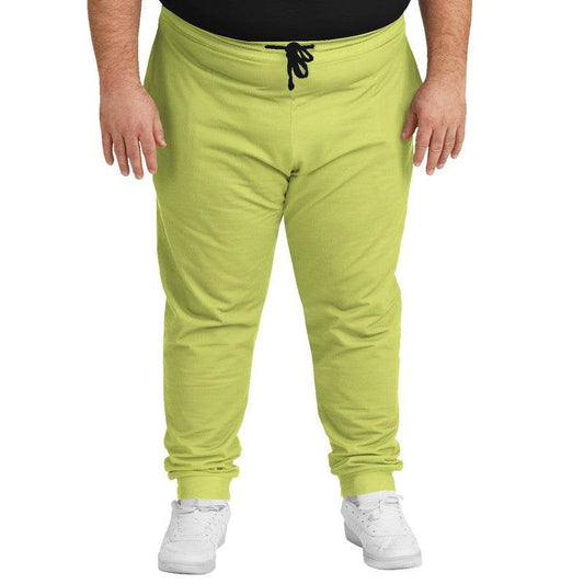Medium-Light Medium Lime Joggers PLUS (LY1-ME-ML) - Man Front PLUS