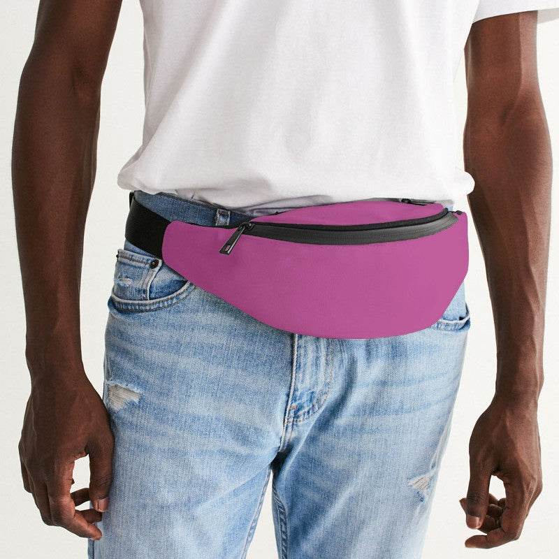 Medium-Light Medium Magenta Belt Bag (PIM2-ME-ML) - Man Front CloseUp