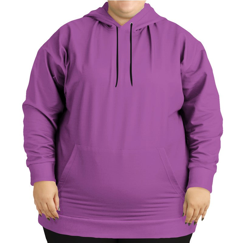 Medium-Light Medium Magenta Hoodie PLUS (M-ME-ML) - Woman Front PLUS