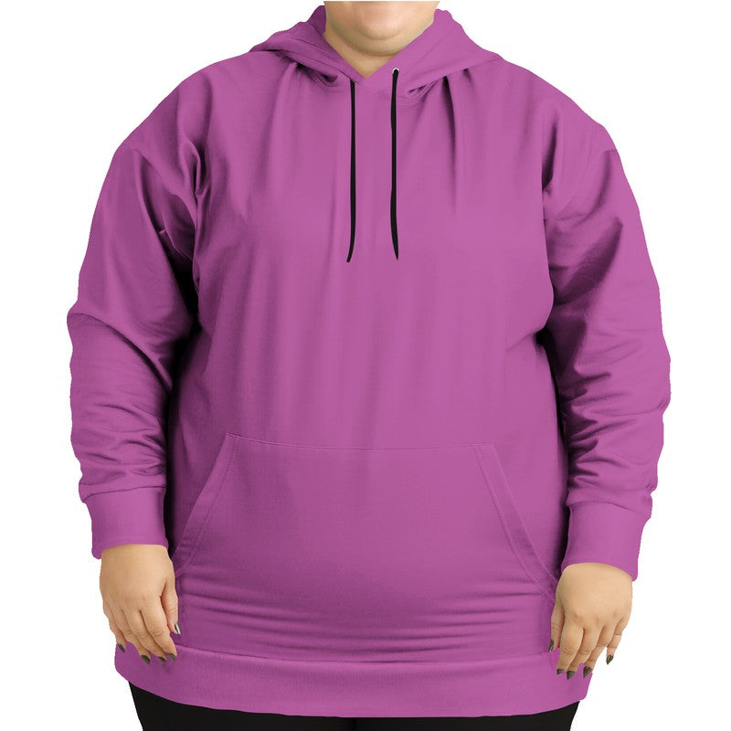 Medium-Light Medium Magenta Hoodie PLUS (PIM3-ME-ML) - Woman Front PLUS