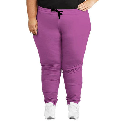 Medium-Light Medium Magenta Joggers PLUS (PIM3-ME-ML) - Woman Front PLUS