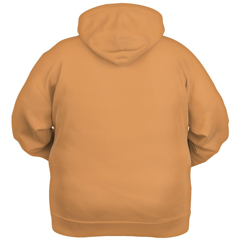 Medium-Light Medium Orange Hoodie PLUS (O-ME-ML) - Ghost Back PLUS
