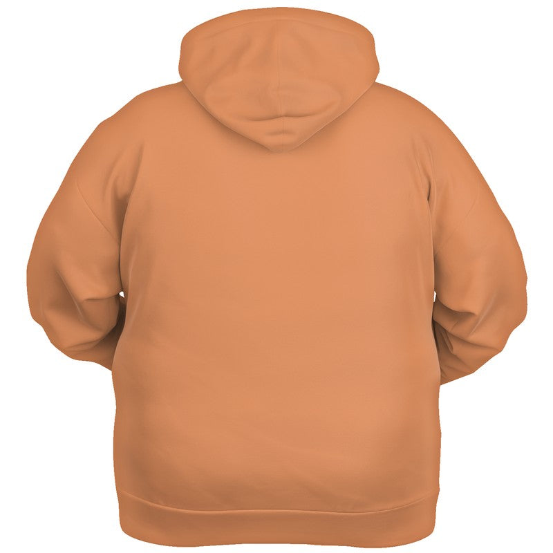 Medium-Light Medium Orange Hoodie PLUS (OR1-ME-ML) - Ghost Back PLUS