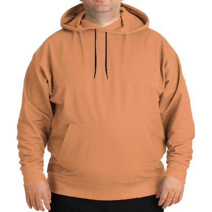 Medium-Light Medium Orange Hoodie PLUS (OR1-ME-ML) - Man Front PLUS