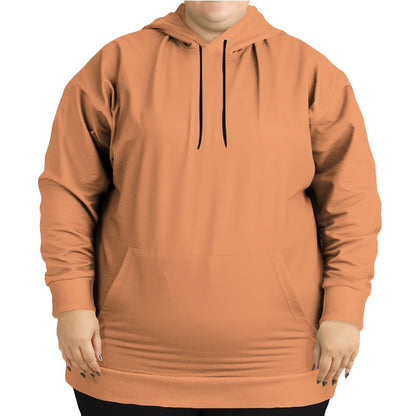 Medium-Light Medium Orange Hoodie PLUS (OR1-ME-ML) - Woman Front PLUS