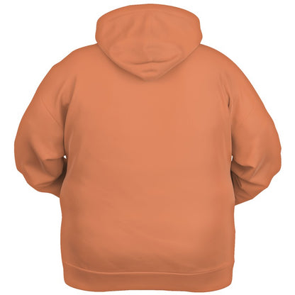 Medium-Light Medium Orange Hoodie PLUS (OR2-ME-ML) - Ghost Back PLUS