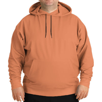 Medium-Light Medium Orange Hoodie PLUS (OR2-ME-ML) - Man Front PLUS