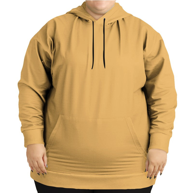 Medium-Light Medium Orange Hoodie PLUS (YO2-ME-ML) - Woman Front PLUS