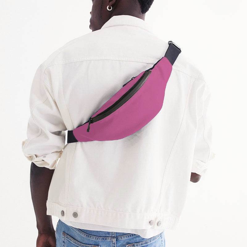 Medium-Light Medium Pink Belt Bag (PIM1-ME-ML) - Man Back