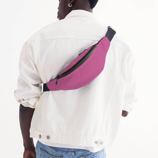 Medium-Light Medium Pink Belt Bag (PIM1-ME-ML) - Man Back