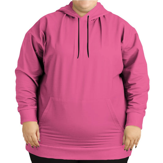 Medium-Light Medium Pink Hoodie PLUS (PI-ME-ML) - Woman Front PLUS