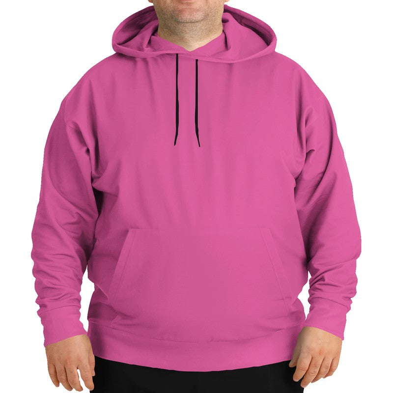 Medium-Light Medium Pink Hoodie PLUS (PIM1-ME-ML) - Man Front PLUS