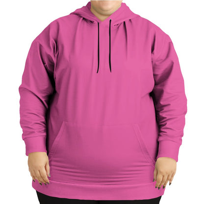 Medium-Light Medium Pink Hoodie PLUS (PIM1-ME-ML) - Woman Front PLUS