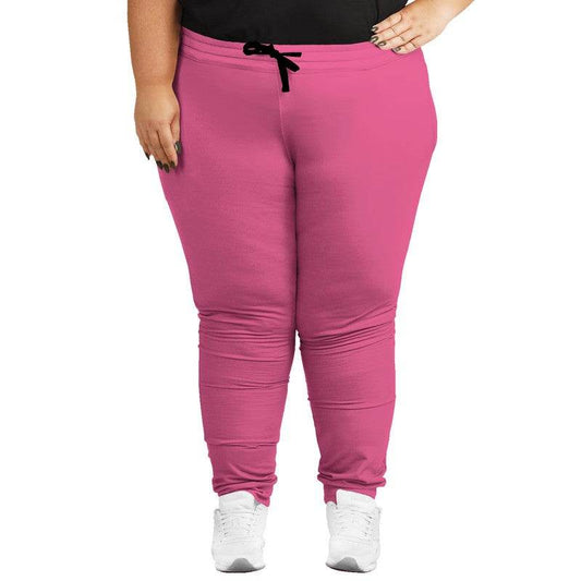 Medium-Light Medium Pink Joggers PLUS (PI-ME-ML) - Woman Front PLUS