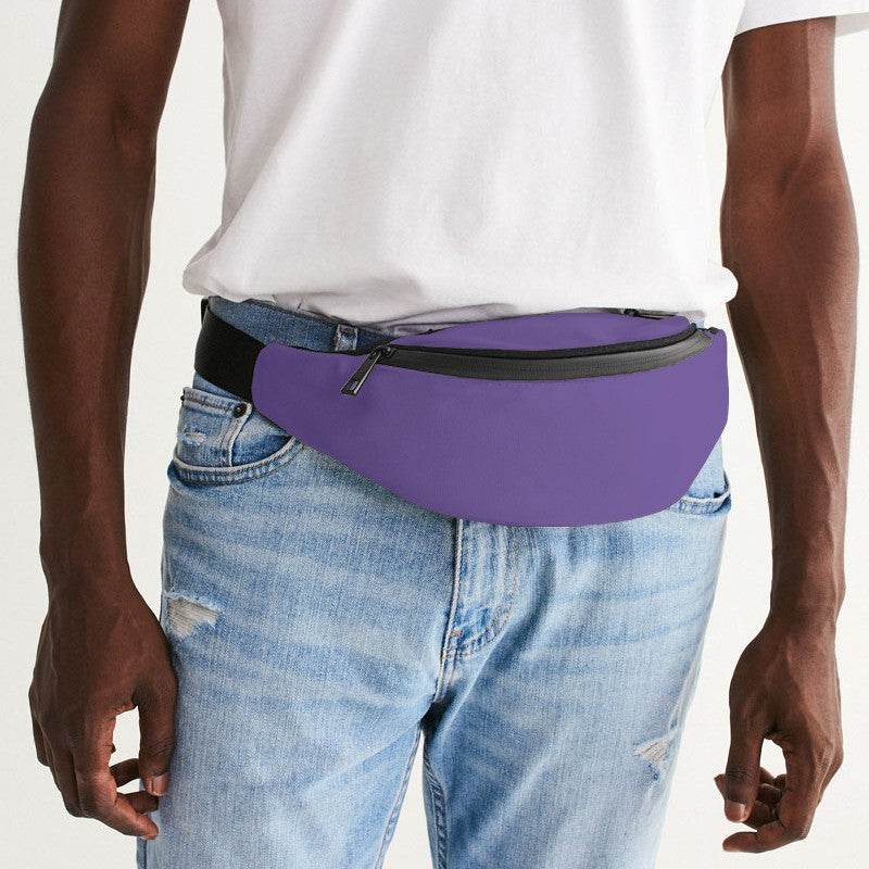 Medium-Light Medium Purple Belt Bag (PU-ME-ML) - Man Front CloseUp