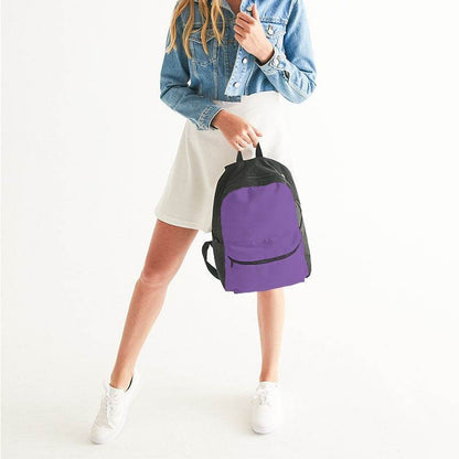 Medium-Light Medium Purple Canvas Backpack (MPU3-ME-ML) - Woman