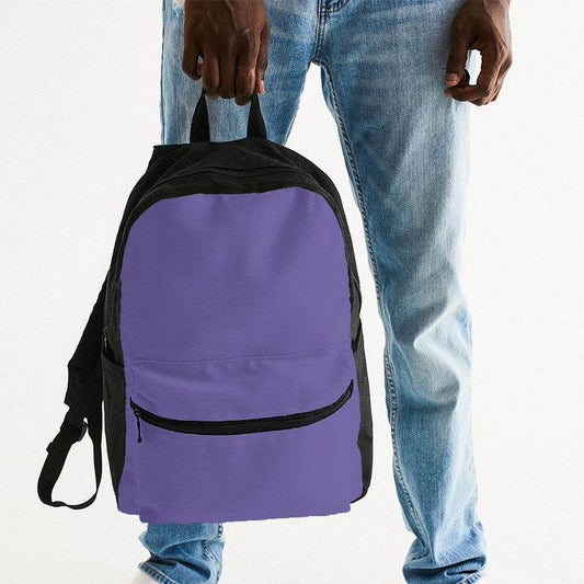 Medium-Light Medium Purple Canvas Backpack (PUI1-ME-ML) - Man Holding