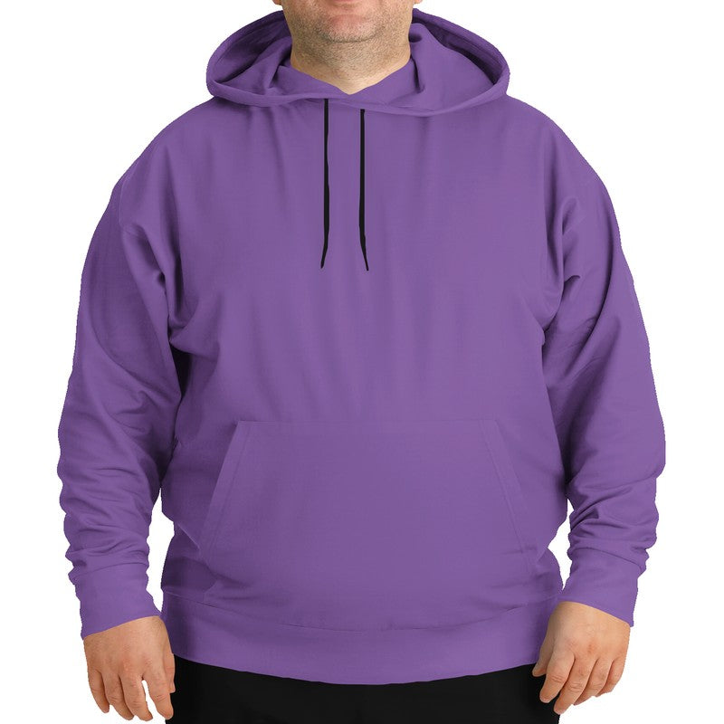 Medium-Light Medium Purple Hoodie PLUS (MPU3-ME-ML) - Man Front PLUS