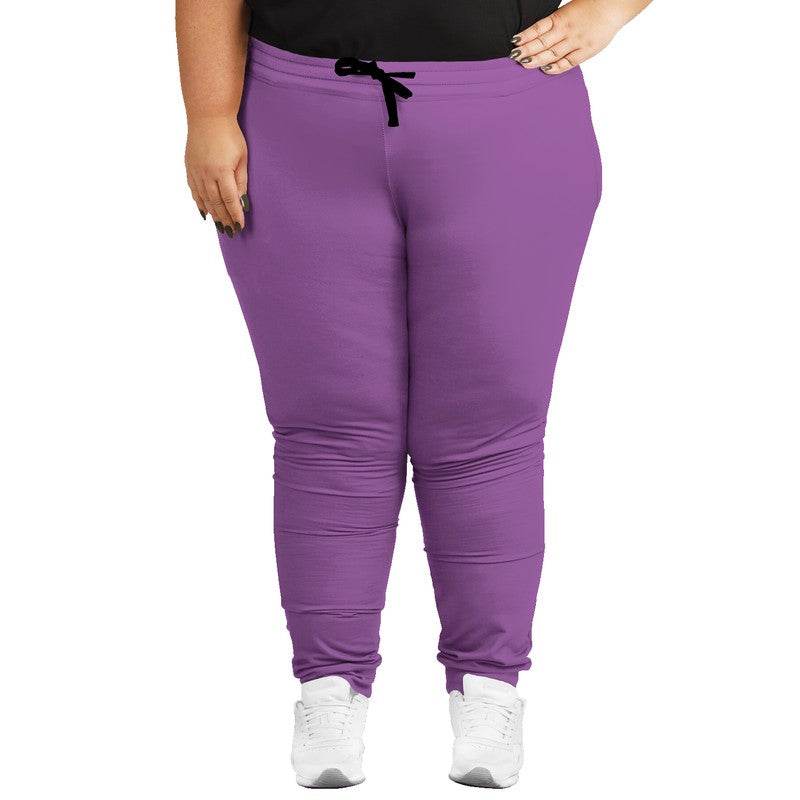 Medium-Light Medium Purple Joggers PLUS (MPU1-ME-ML) - Woman Front PLUS