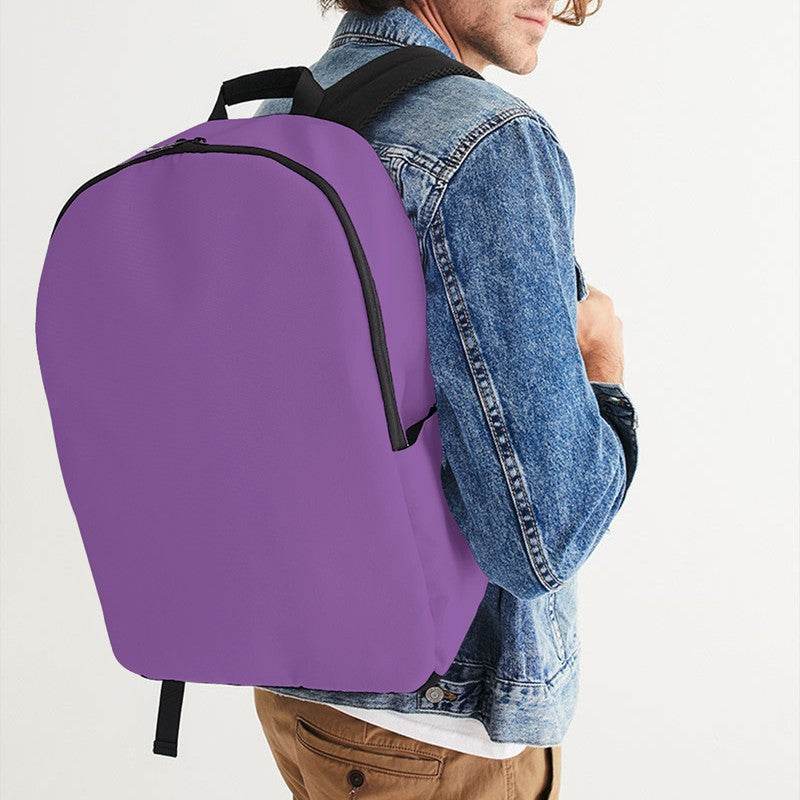 Medium-Light Medium Purple Waterproof Backpack (MPU2-ME-ML) - Man CloseUp