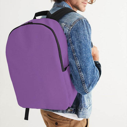 Medium-Light Medium Purple Waterproof Backpack (MPU2-ME-ML) - Man CloseUp