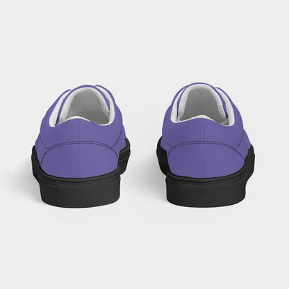 Medium-Light Medium Purple Women's Canvas Sneakers (PUI1-ME-ML) - Back