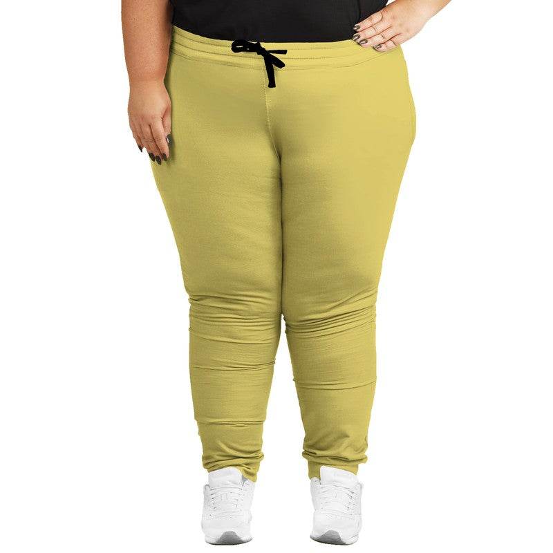 Medium-Light Medium Yellow Joggers PLUS (LY3-ME-ML) - Woman Front PLUS