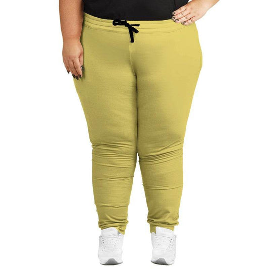 Medium-Light Medium Yellow Joggers PLUS (LY3-ME-ML) - Woman Front PLUS