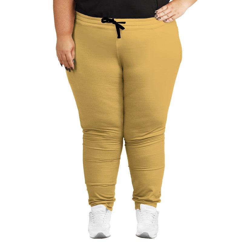 Medium-Light Medium Yellow Joggers PLUS (YO1-ME-ML) - Woman Front PLUS